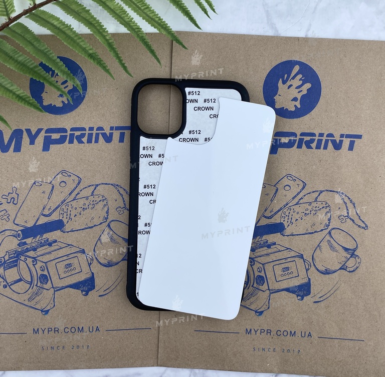 Чехол для сублимации 2D силиконовый (TPU) для iPhone 11 (6.1) черный (5645) Чехол для сублимации 2D силиконовый (TPU) для iPhone 11 (6.1) черный (5645)