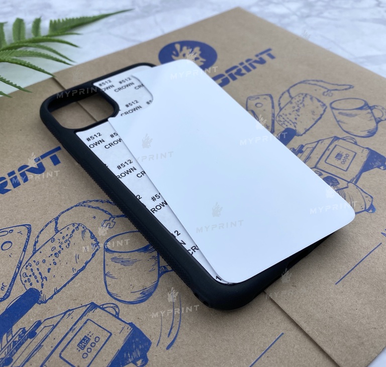 Чехол для сублимации 2D силиконовый (TPU) для iPhone 11 (6.1) черный (5645) Чехол для сублимации 2D силиконовый (TPU) для iPhone 11 (6.1) черный (5645)
