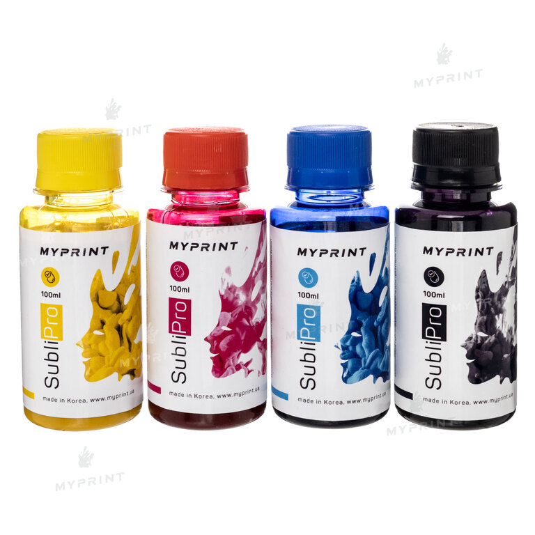 Комплект сублимационных чернил My Print SubliPro (4*100 мл) (6691) Комплект сублимационных чернил My Print SubliPro (4*100 мл) (6691)